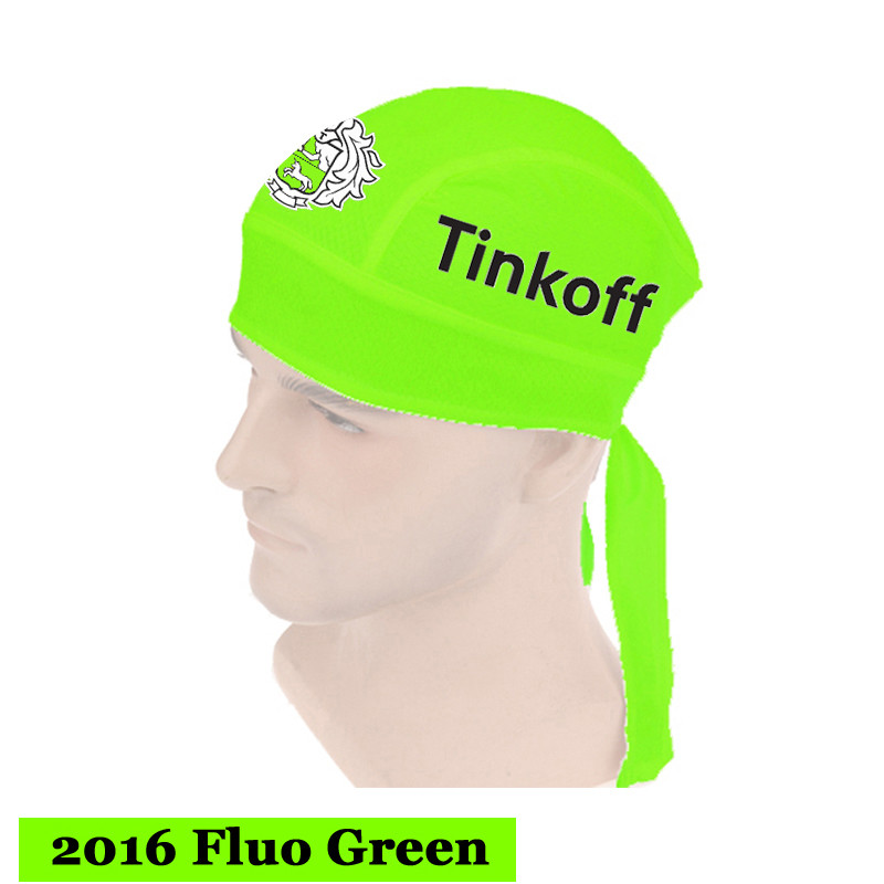 2015 Saxo Bank Tinkoff Bandana ciclismo verde